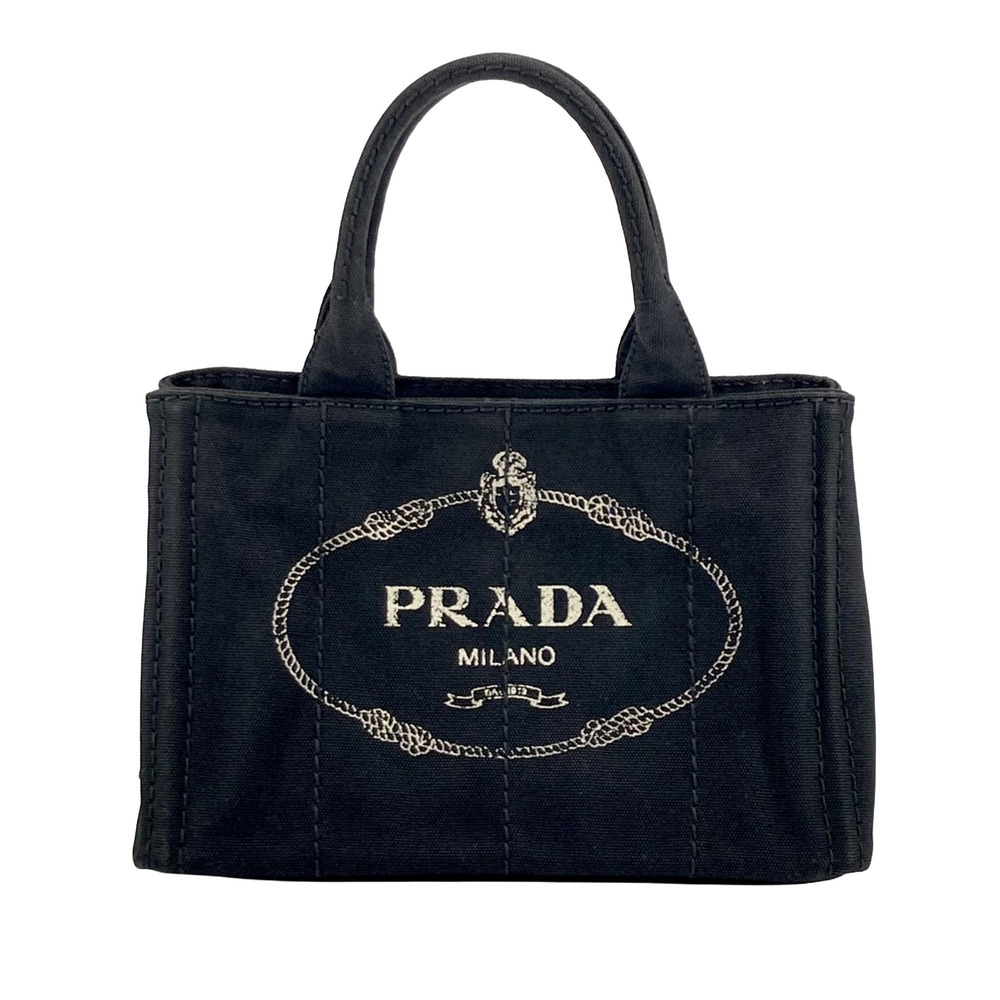 Pre-Loved Prada Small Canvas Canapa Logo Tote